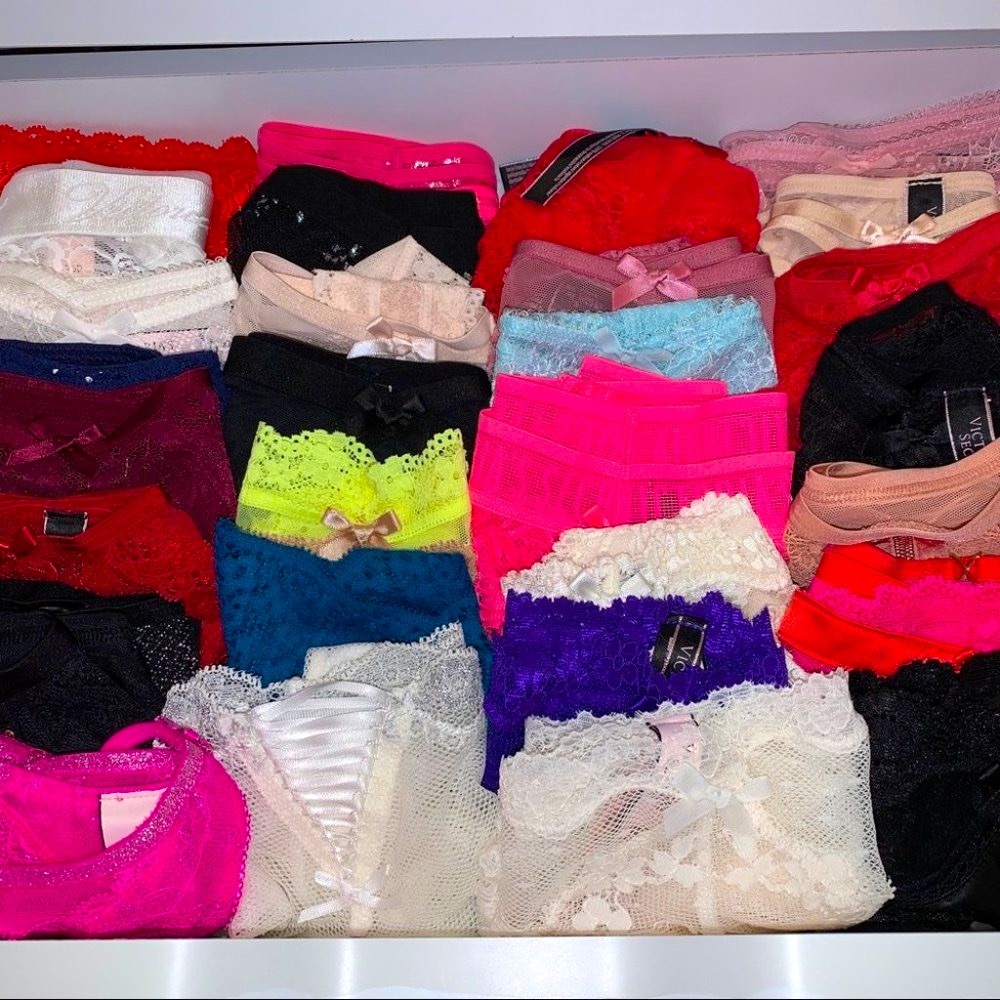 10 Pairs Lot Victoria’s Secret Panties‎ Mystery Box